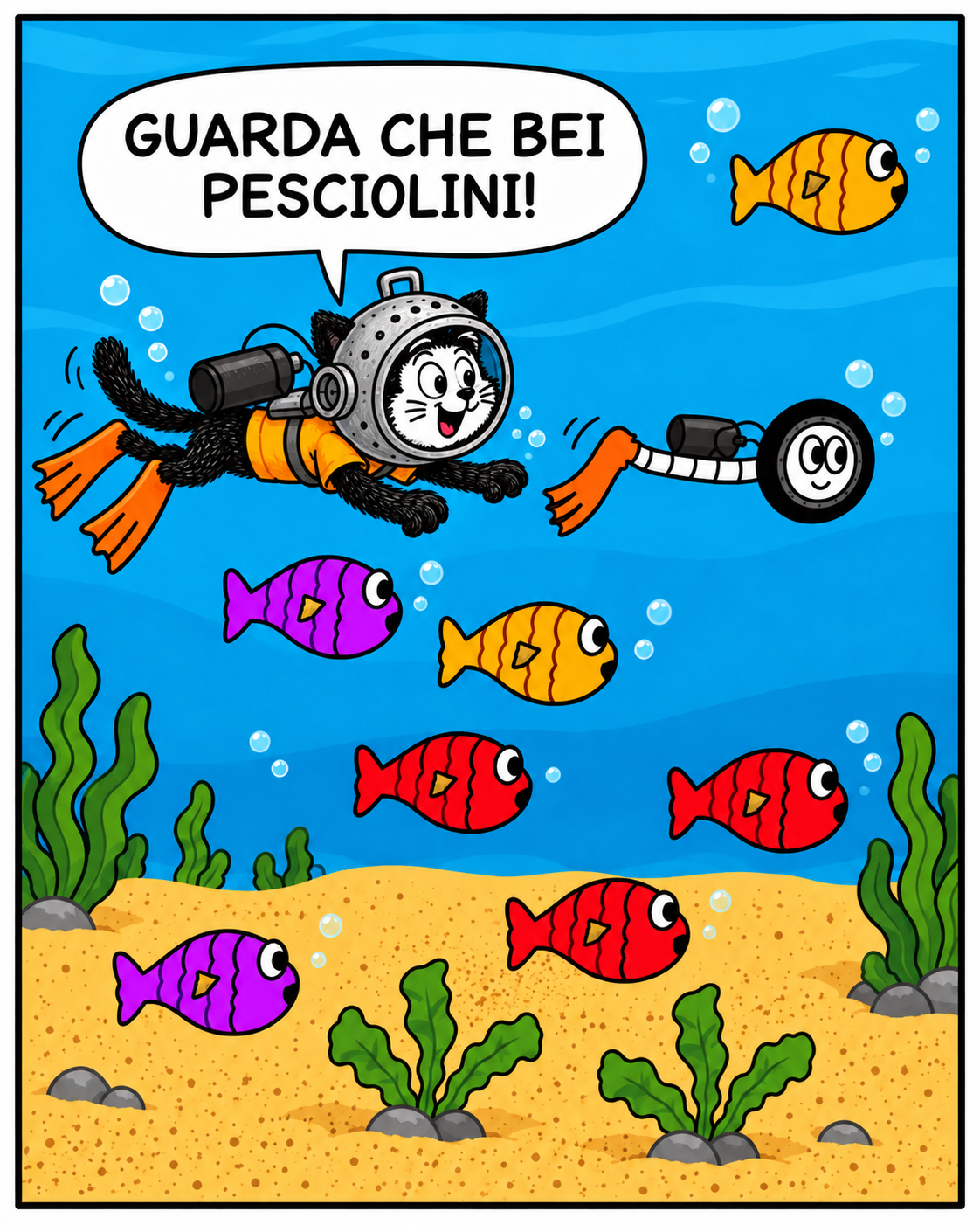 Avventura sott’acqua, vignetta 2