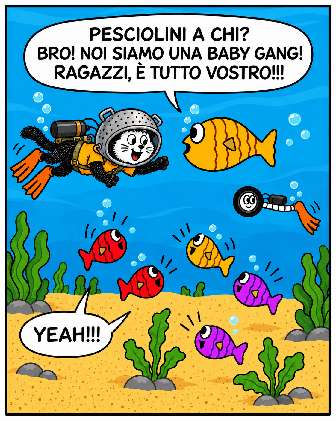 Avventura sott’acqua, vignetta 3
