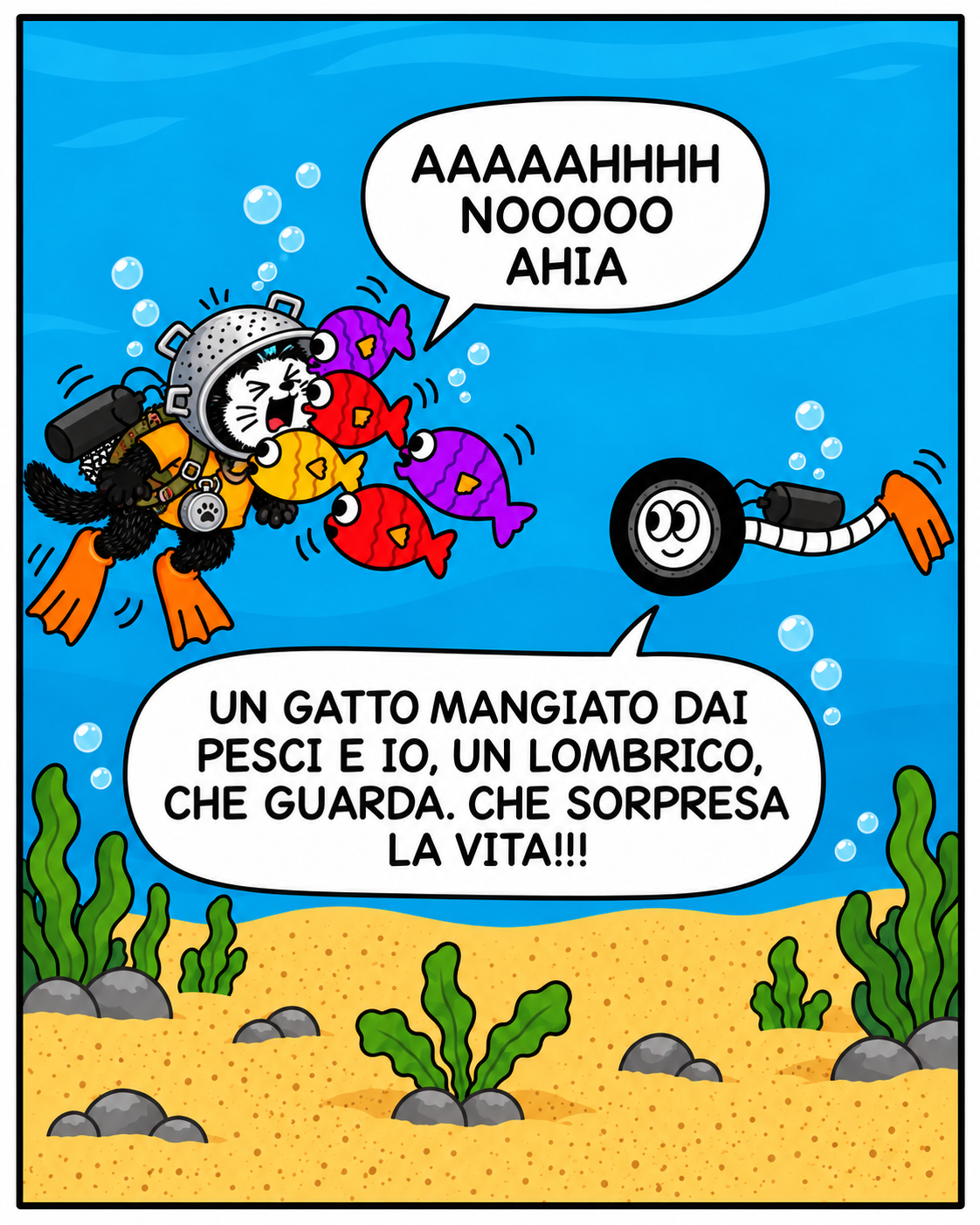 Avventura sott’acqua, vignetta 4